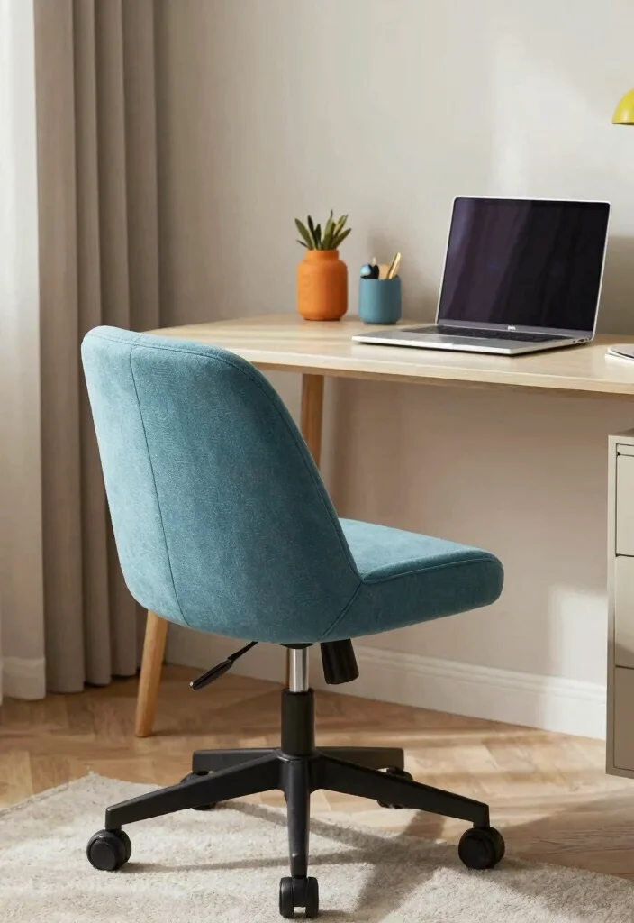 15 Small Desk Area in Bedroom Ideas for a Functional Study Nook - 8. Use a Stylish Chair 1