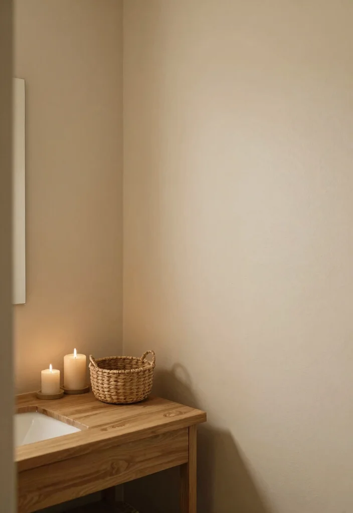 15 Warm Neutral Bathroom Ideas With Cozy Balance - 2. Soft Beige Paint 1