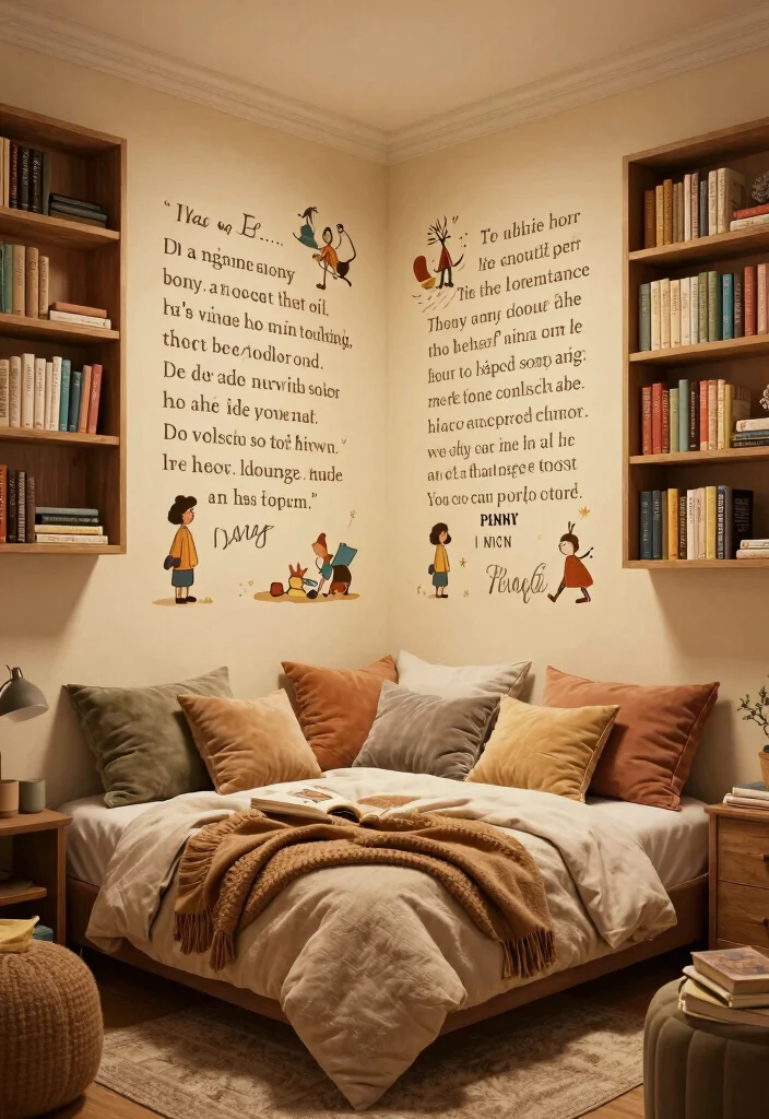 16 Adorable Home Bedroom Ideas Game Inspired Cozy Style - 12. Cozy Book Nook 1
