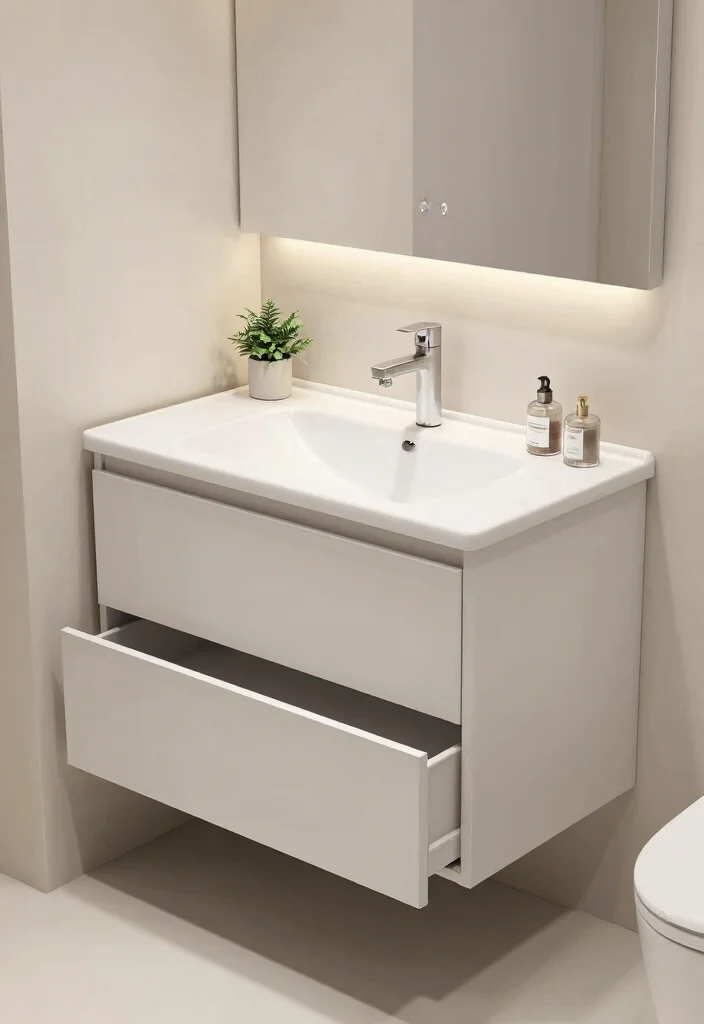 16 Bathroom Vanity Wall Ideas That Elevate The Space - 11. Smart Vanity Solutions 1