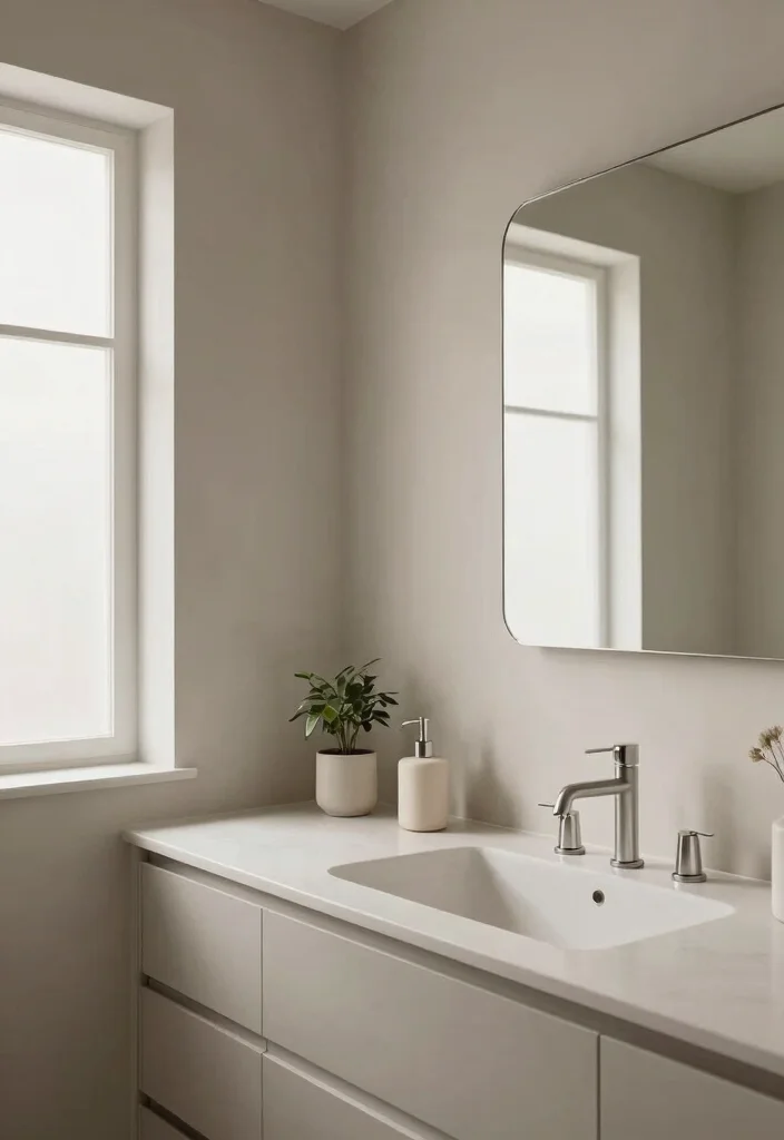 16 Bathroom Vanity Wall Ideas That Elevate The Space - 14. Understated Elegance 1