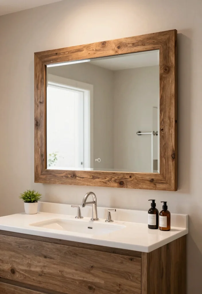 16 Bathroom Vanity Wall Ideas That Elevate The Space - 4. Mirrored Magic 1