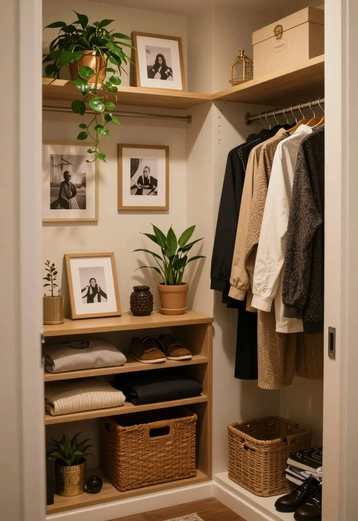 16 Bedroom With Closet Ideas: Practical Stylish Layouts - 16. Personal Touches 1