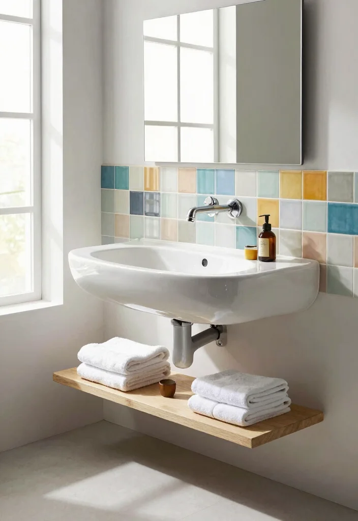 16 Floating Vanity Bathroom Ideas For A Modern Look - 4. Stylish Floating Sink 1