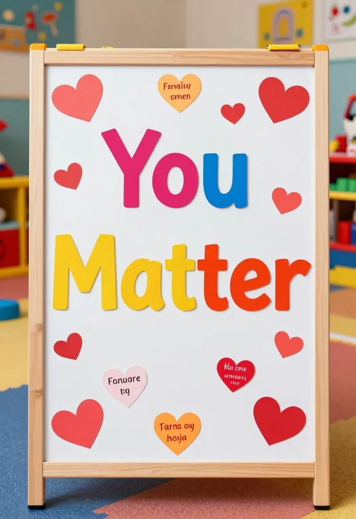 16 Letter Board Ideas Bedroom: Cute Personal Messages - 11. You Matter 1