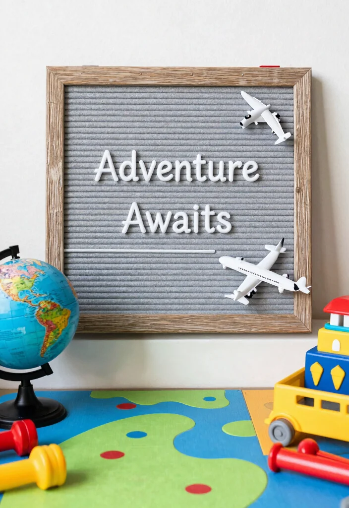 16 Letter Board Ideas Bedroom: Cute Personal Messages - 3. Adventure Awaits 1