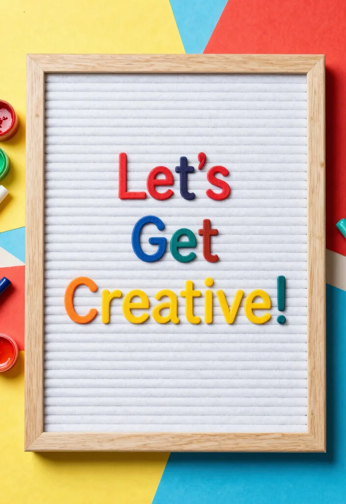 16 Letter Board Ideas Bedroom: Cute Personal Messages - 6. Let's Get Creative! 1