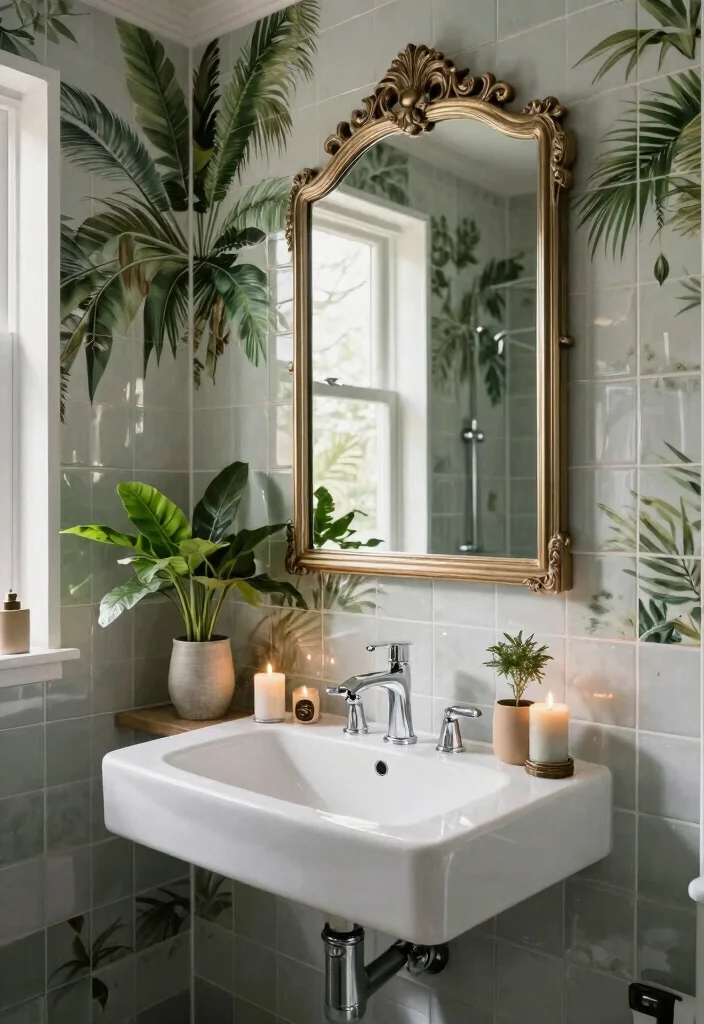 16 Rainforest Bathroom Ideas For A Spa-Like Escape - 16. Reflective Surfaces 1