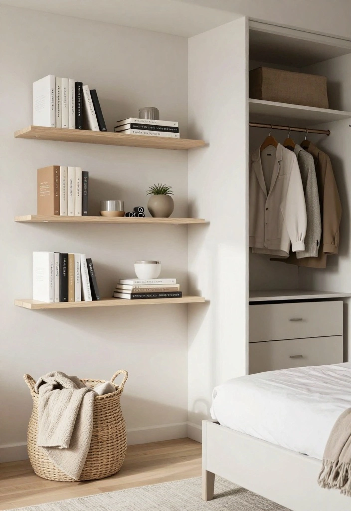 16 Room Decor Bedroom Simple Ideas: Clean Calm Living - 4. Declutter with Thoughtful Storage 1