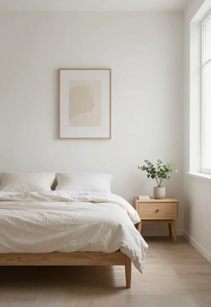17 Bedroom Decor Ideas for Small Rooms Big Style Impact - 12. Minimalist Approach to Decor 1