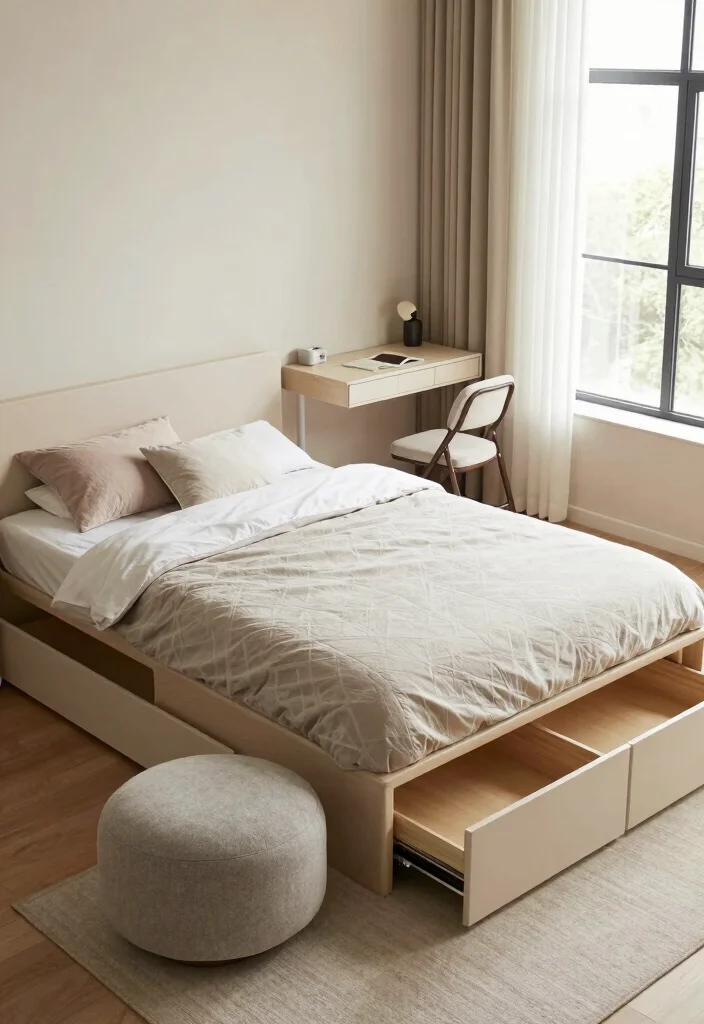 17 Bedroom Decor Ideas for Small Rooms Big Style Impact - 2. Multi-Functional Furniture 1