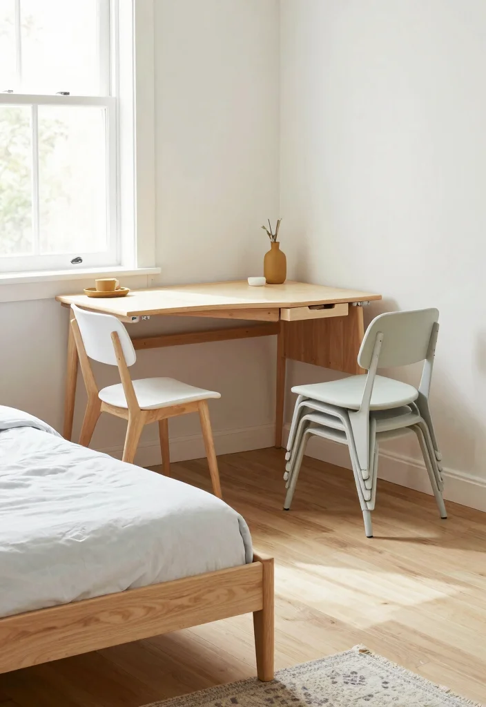 17 Bedroom Decor Ideas for Small Rooms Big Style Impact - 9. Light-Weight Furniture 1