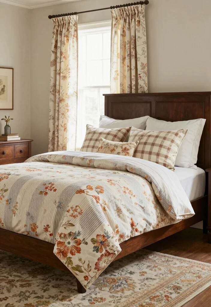 17 Bedroom Ideas Brown Furniture: Warm Classic Balance - 10. Opt for Classic Patterns 1