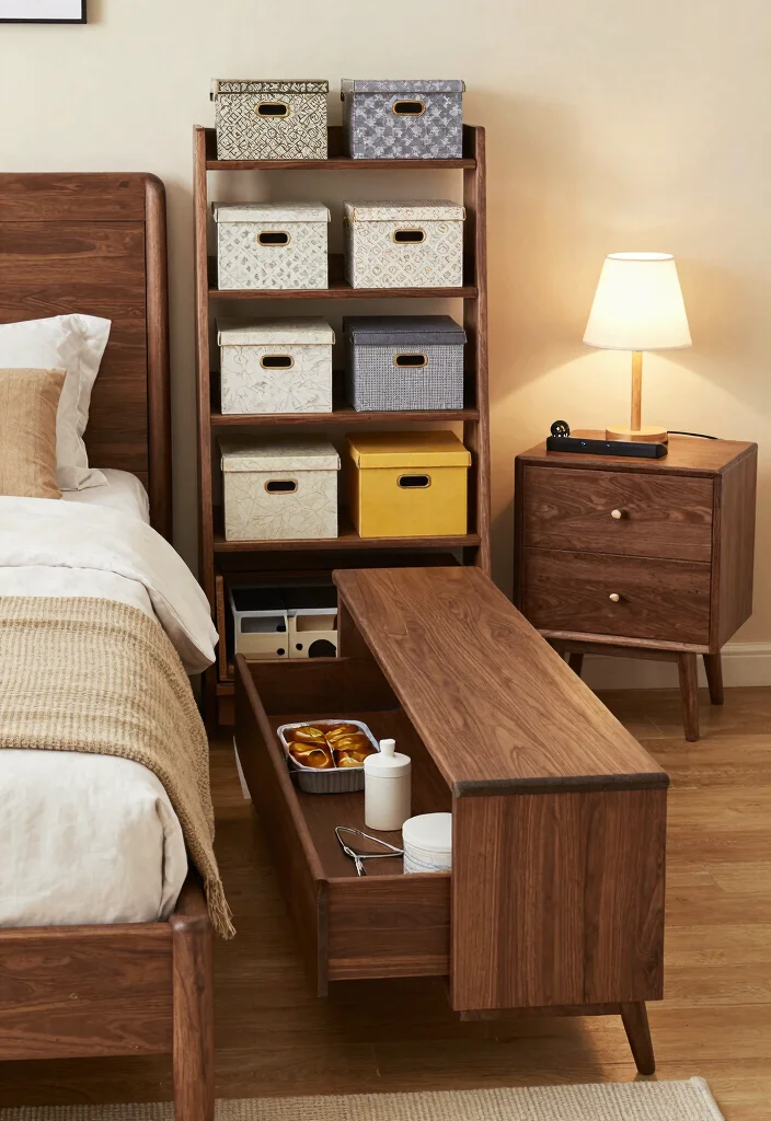 17 Bedroom Ideas Brown Furniture: Warm Classic Balance - 13. Choose Functional Decor 1