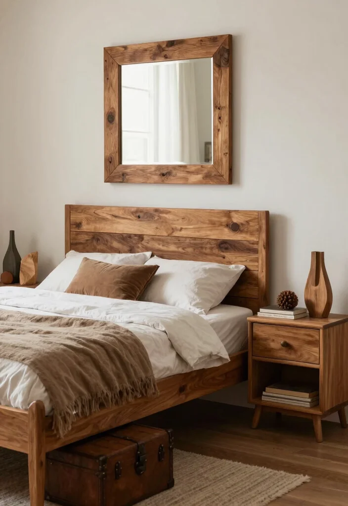 17 Bedroom Ideas Brown Furniture: Warm Classic Balance - 8. Introduce Warm Woods 1