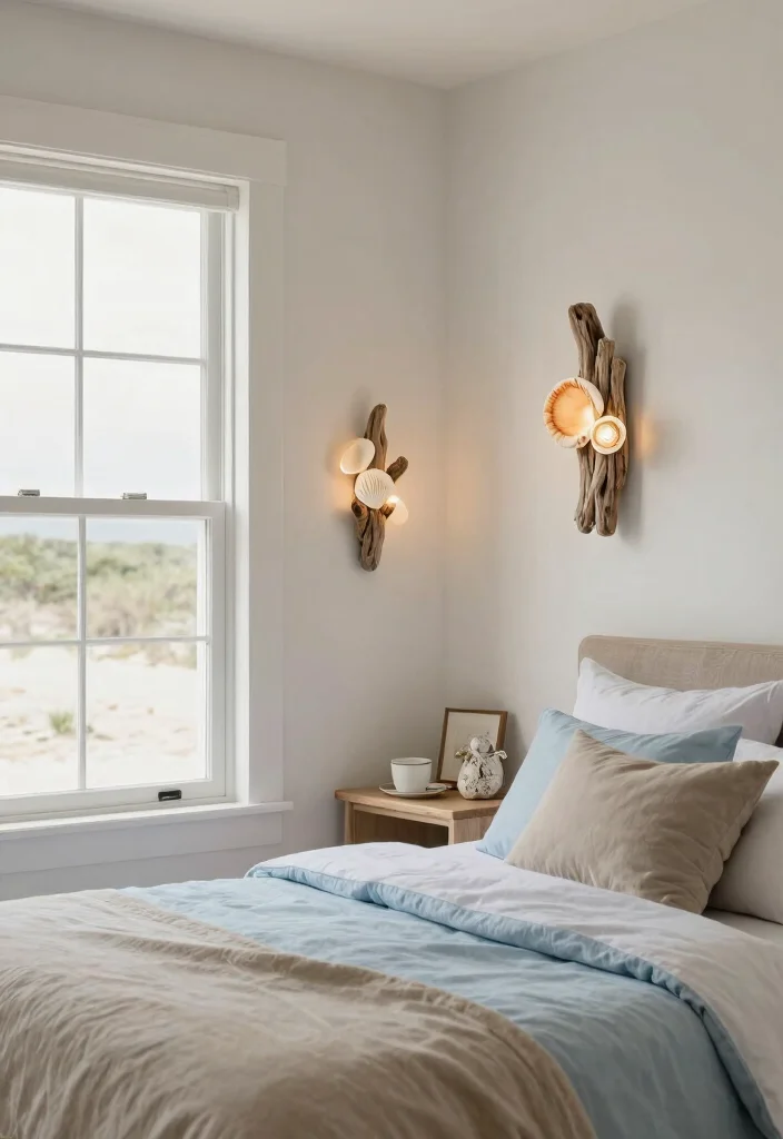 17 Bedroom Wall Sconces Bedside Lighting Ideas Cozy Modern Glow - 17. Coastal Inspired Sconces 1