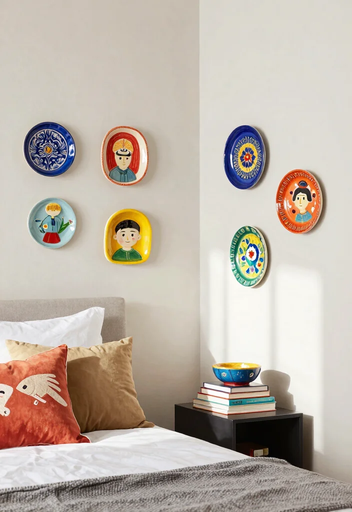 17 Bedroom Wall Sconces Bedside Lighting Ideas Cozy Modern Glow - 9. Colorful Ceramic Sconces 1