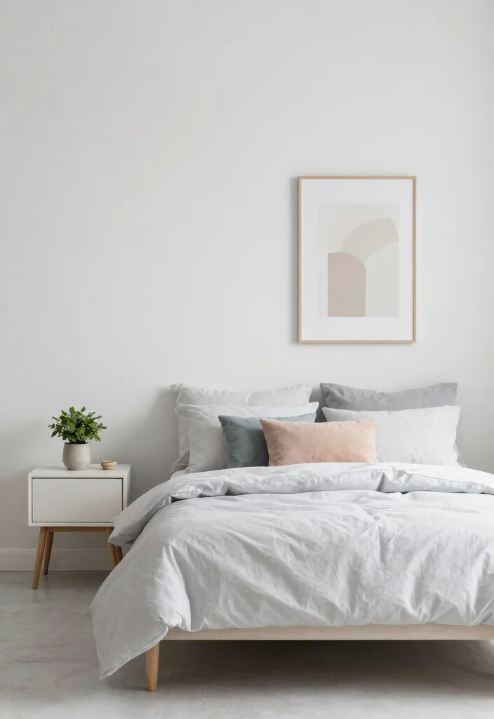 17 Modern Small Bedroom Ideas for Clean Space-Saving Looks - 15. Minimalist Color Palettes 1