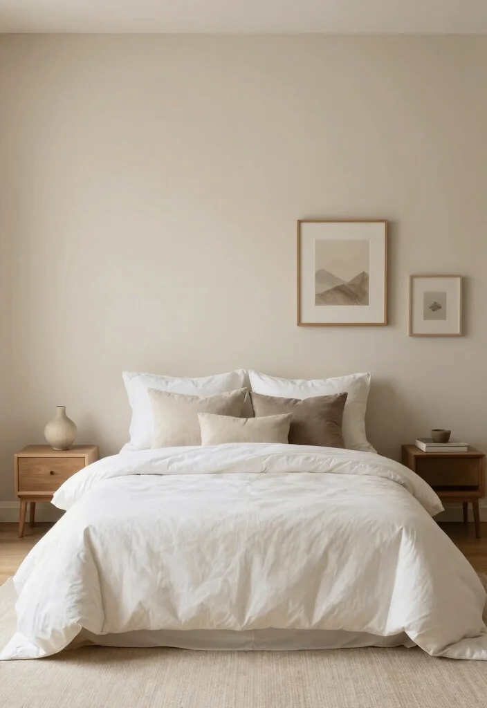 17 Very Small Bedroom Ideas for Couples: Cozy Smart Design - 1. Embrace a Neutral Palette 1