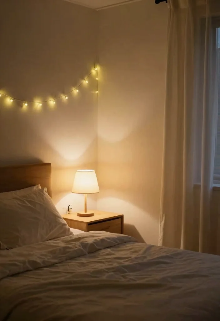 17 Very Small Bedroom Ideas for Couples: Cozy Smart Design - 3. Layered Lighting for Ambiance 1