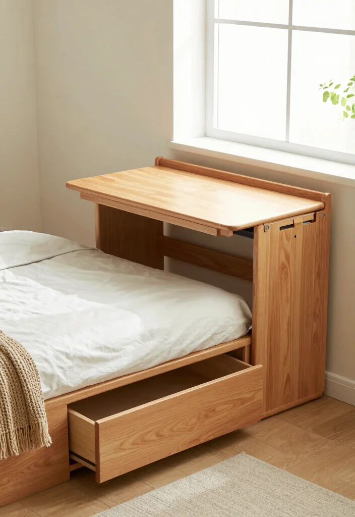 17 Very Small Bedroom Ideas for Couples: Cozy Smart Design - 4. Multifunctional Furniture 1