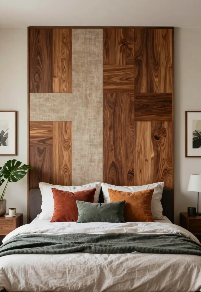 18 Bedroom Bed Wall Design Ideas Stunning Focal Points - 15. Statement Wall Panels 1