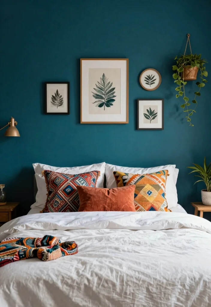18 Bedroom Bed Wall Design Ideas Stunning Focal Points - 5. Bold Paint Colors 1