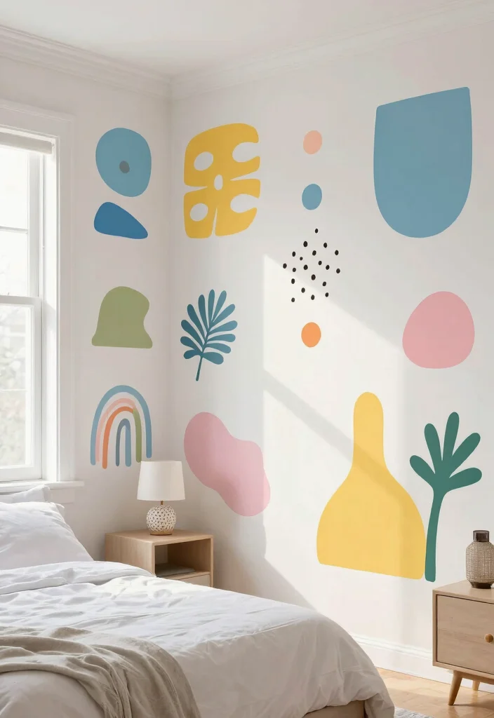 18 Modern Bedroom Wall Decor Ideas: Sleek Stylish Touch - 6. Wall Decals and Stickers 1