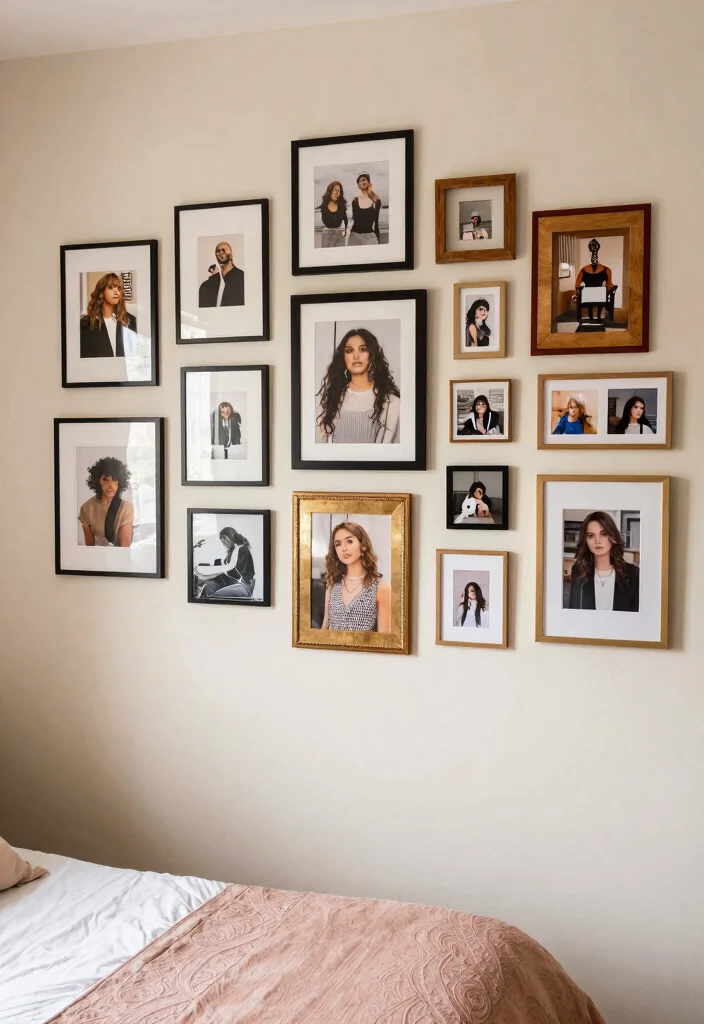 18 Sister Bedroom Ideas for Shared Rooms in Stylish Harmony - 12. Stylish Wall Art 1