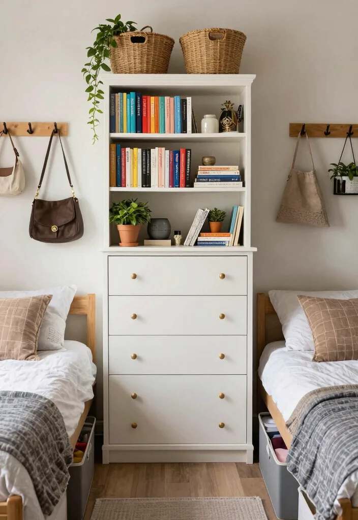 18 Sister Bedroom Ideas for Shared Rooms in Stylish Harmony - 2. Creative Storage Solutions 1