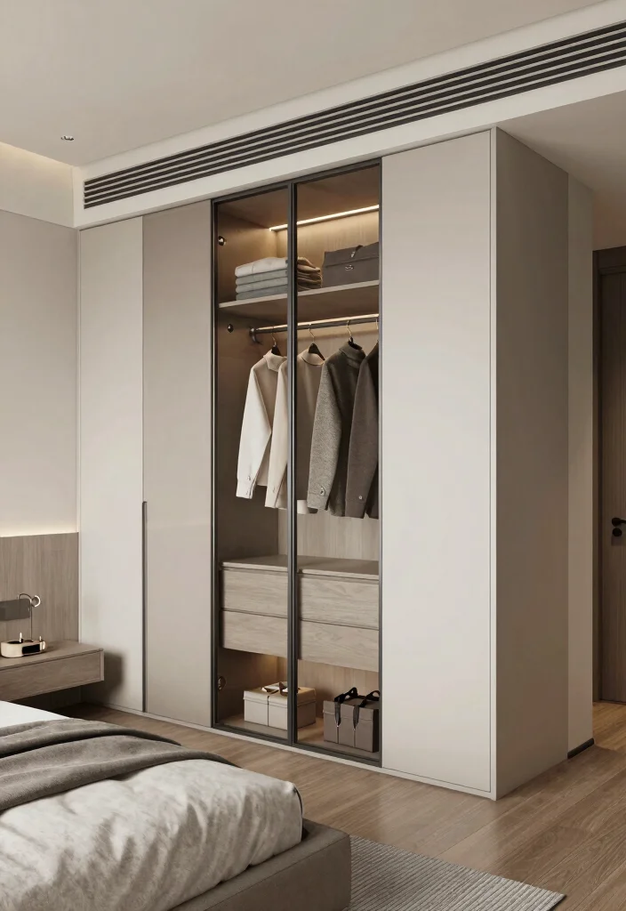 18 Small Bedroom Ideas With Stylish Compact Layouts - 1. Built-in Wardrobe Wonders 1
