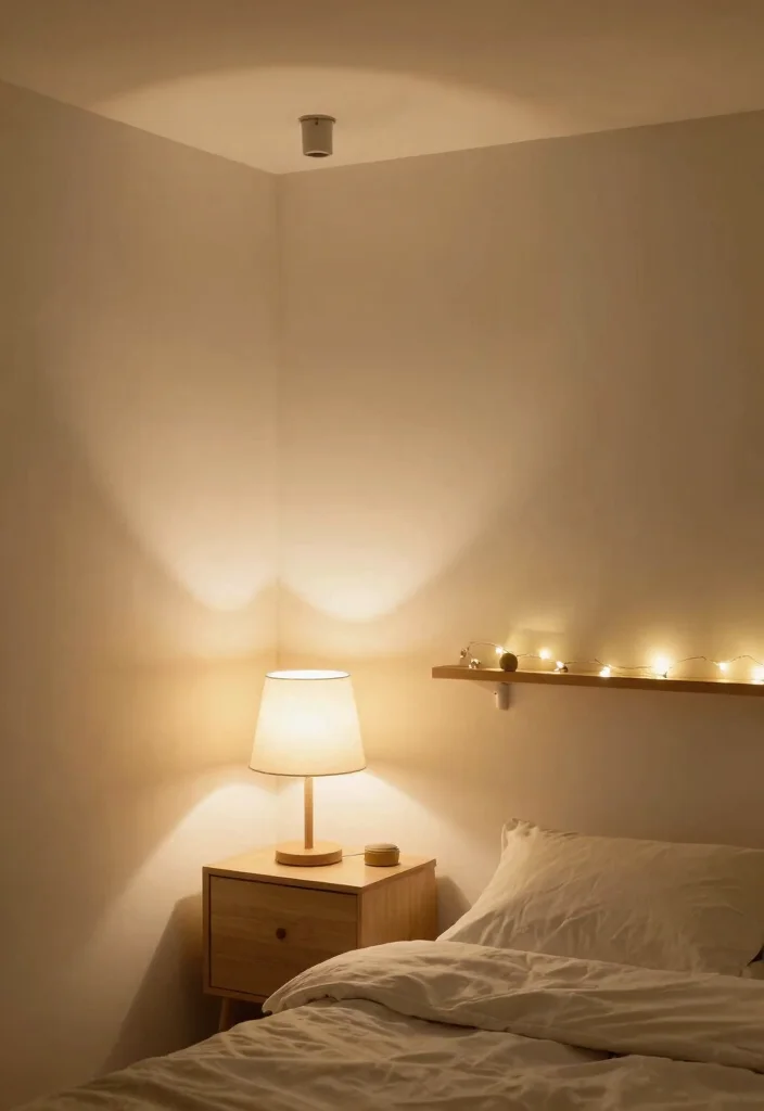 18 Small Bedroom Ideas With Stylish Compact Layouts - 10. Smart Lighting Solutions 1