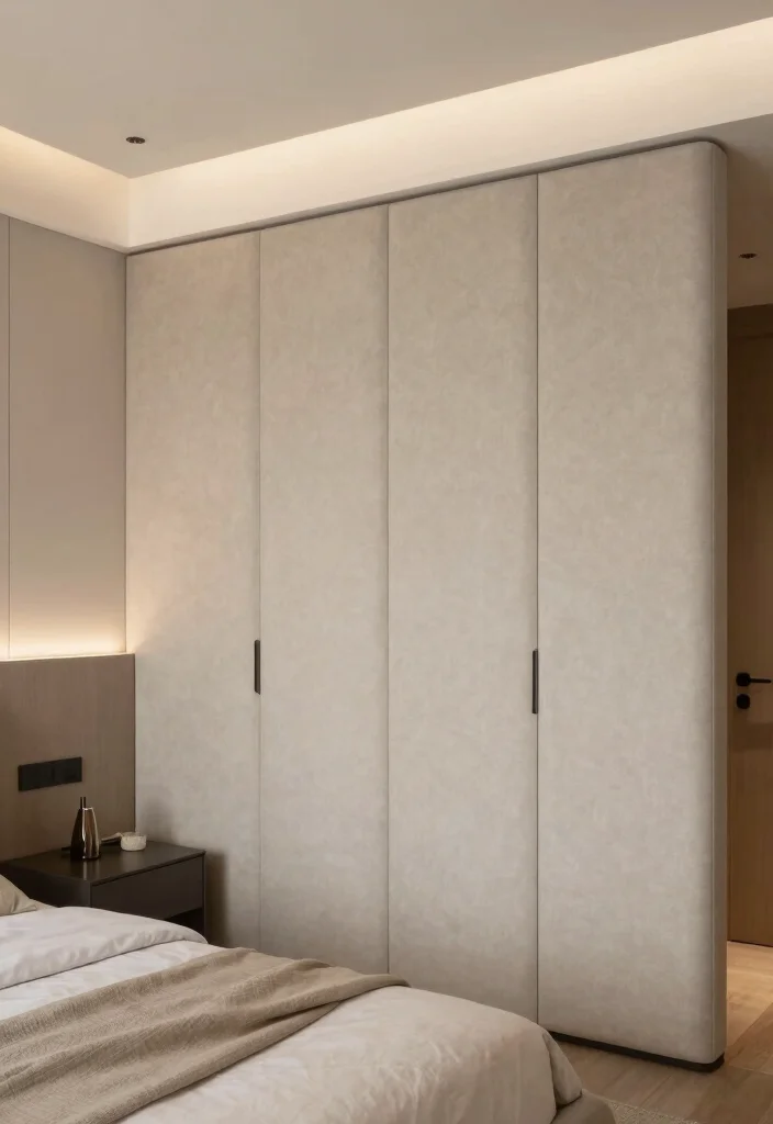 18 Upholstered Wall Panels Bedroom Ideas for a Luxe Cozy Finish - 17. Functional Panels for a Multi-Use Space 1