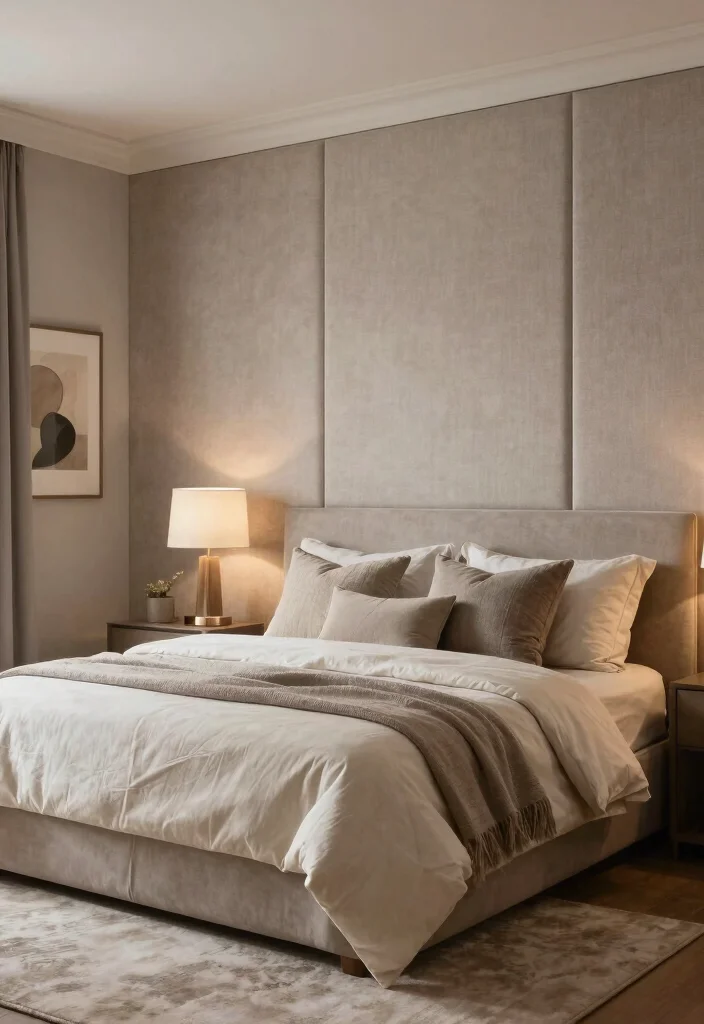 18 Upholstered Wall Panels Bedroom Ideas for a Luxe Cozy Finish - 5. Soundproofing with Style 1