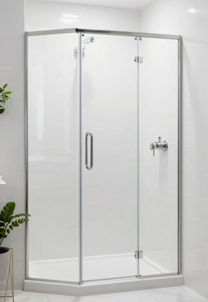 18 Walk In Shower Tile Ideas For A Modern Bathroom - 9. Minimalist White Tiles 1