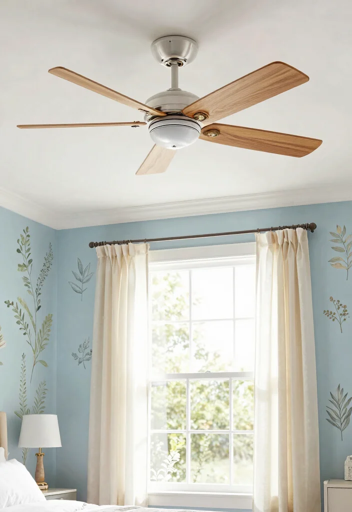 12 Bedroom Ceiling Fan Ideas That Cool the Room Without Making Noise - 10. Outdoor-Inspired Fans 1