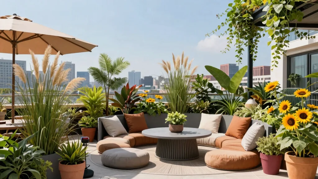 12 Rooftop Terrace Decor Concepts That Handle Wind and Full Sun