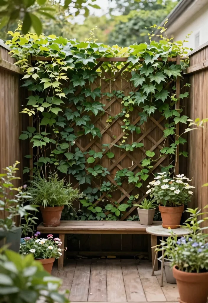 12 Small Deck Decorating Ideas That Make Tiny Spaces Feel Bigger - 8. Green Privacy Screens 1