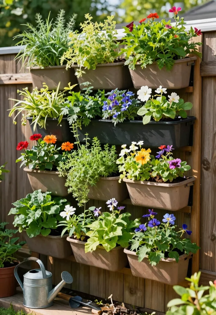 12 Small Fence Ideas for Tight Yards That Still Give Privacy - 2. Vertical Gardener's Dream 1