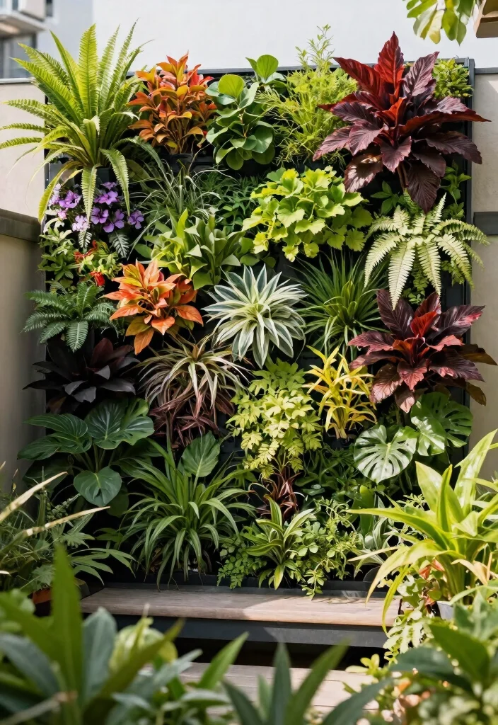 12 Small Fence Ideas for Tight Yards That Still Give Privacy - 7. Compact Living Walls 1
