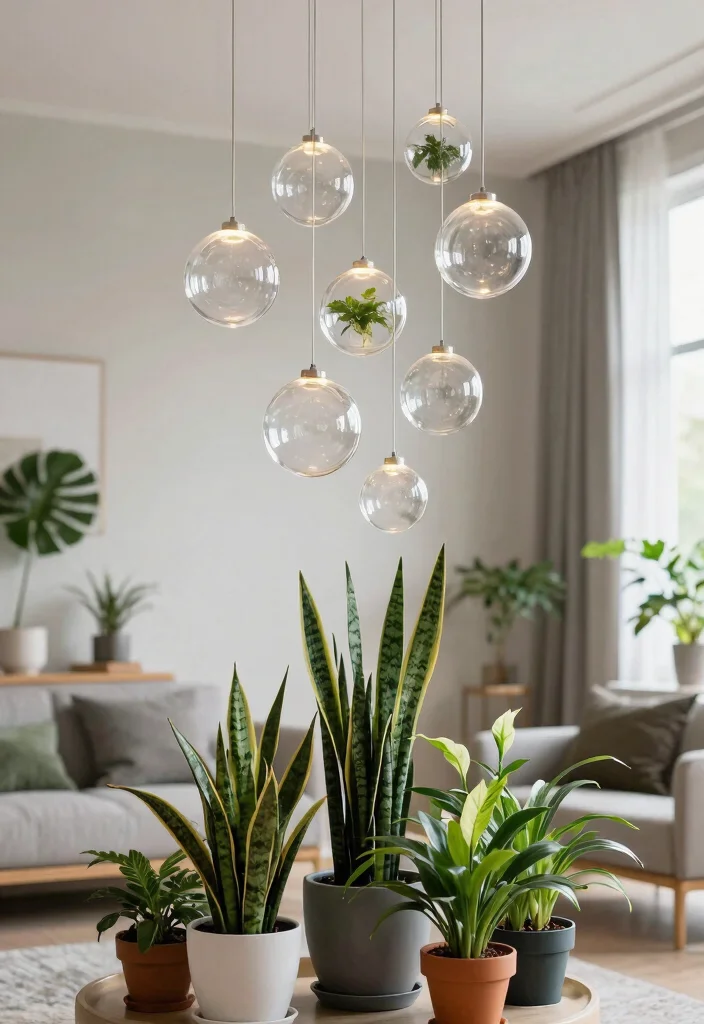 14 Hanging Ceiling Light Ideas That Don't Require Rewiring or New Boxes - 3. Glass Globe Hanging Lights 1
