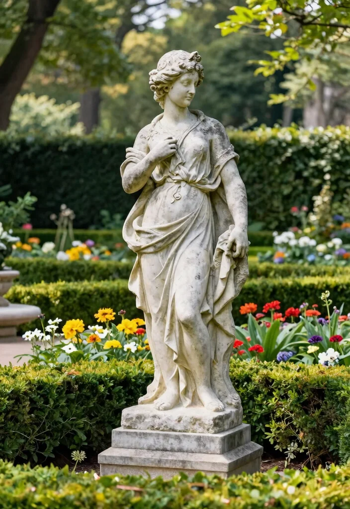 14 Outdoor Garden Statues That Don't Tip Over in Wind - 13. Classic Park Statues 1