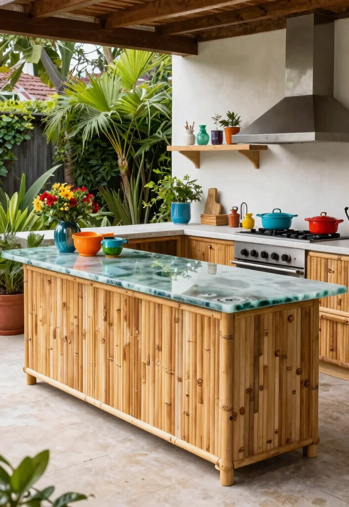 14 Outdoor Kitchen Patio Concepts That Work Without Running Gas Lines - 11. Sustainable Material Choices 1