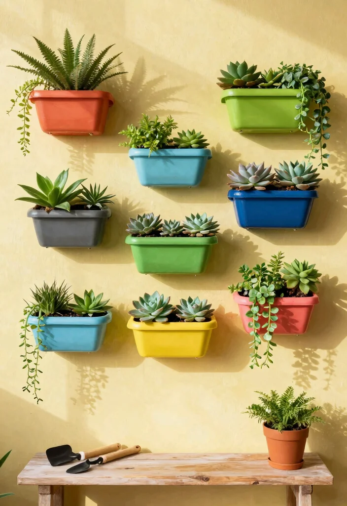 14 Portable Garden Beds That Move With You and Don't Need Assembly - 7. Wall-Mounted Planters 1