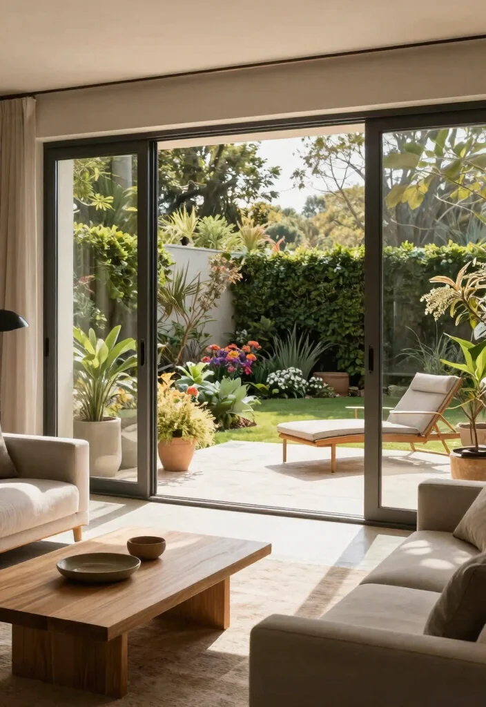 14 Sliding French Doors Patio Ideas That Maximize Natural Light - 3. Maximizing Natural Light with Large Glass Panels 1