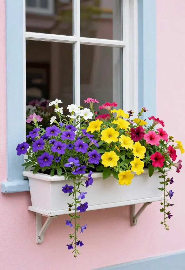 14 Spring Planter Ideas That Bloom Before Everything Else - 13. Charming Window Box 1