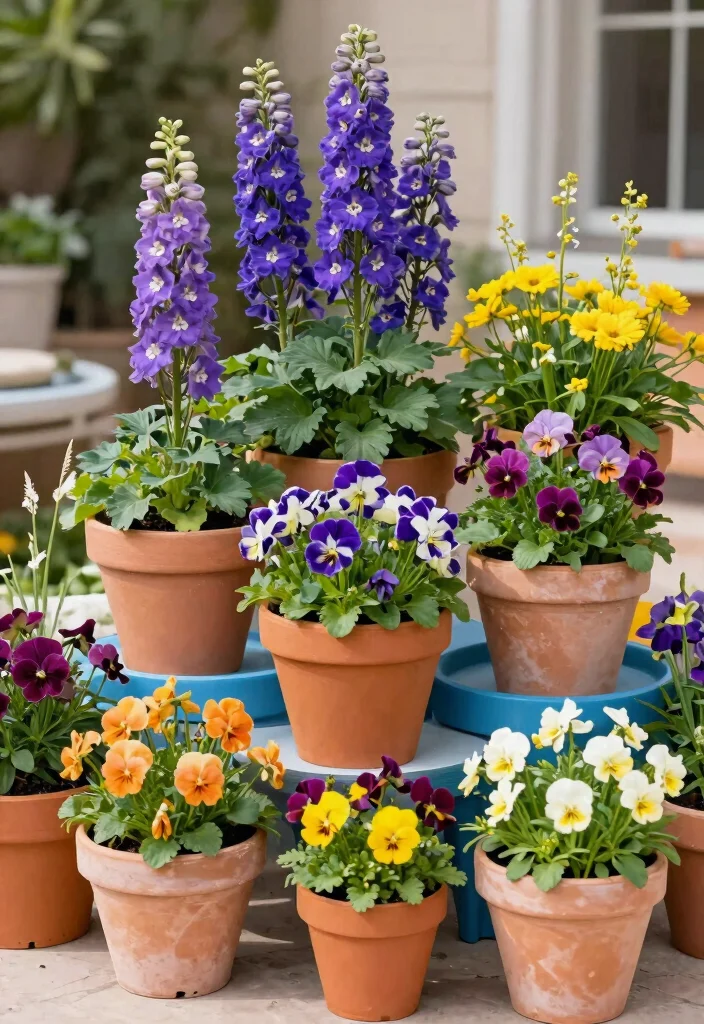 14 Spring Planter Ideas That Bloom Before Everything Else - 8. Colorful Container Combinations 1