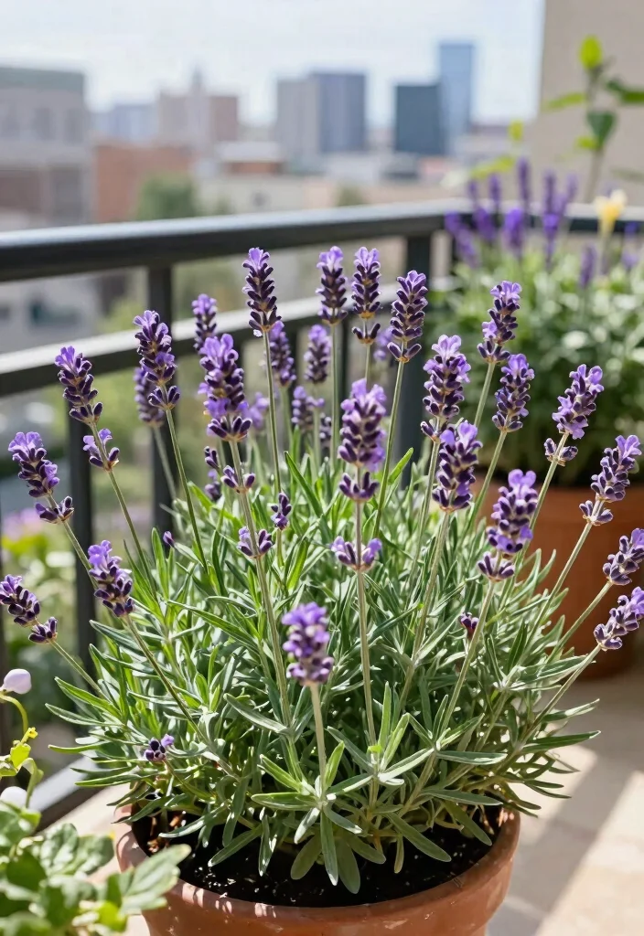 15 Balcony Plants Ideas That Thrive in Small Spaces and Low Light - 14. Lavender – Fragrant and Beautiful 1