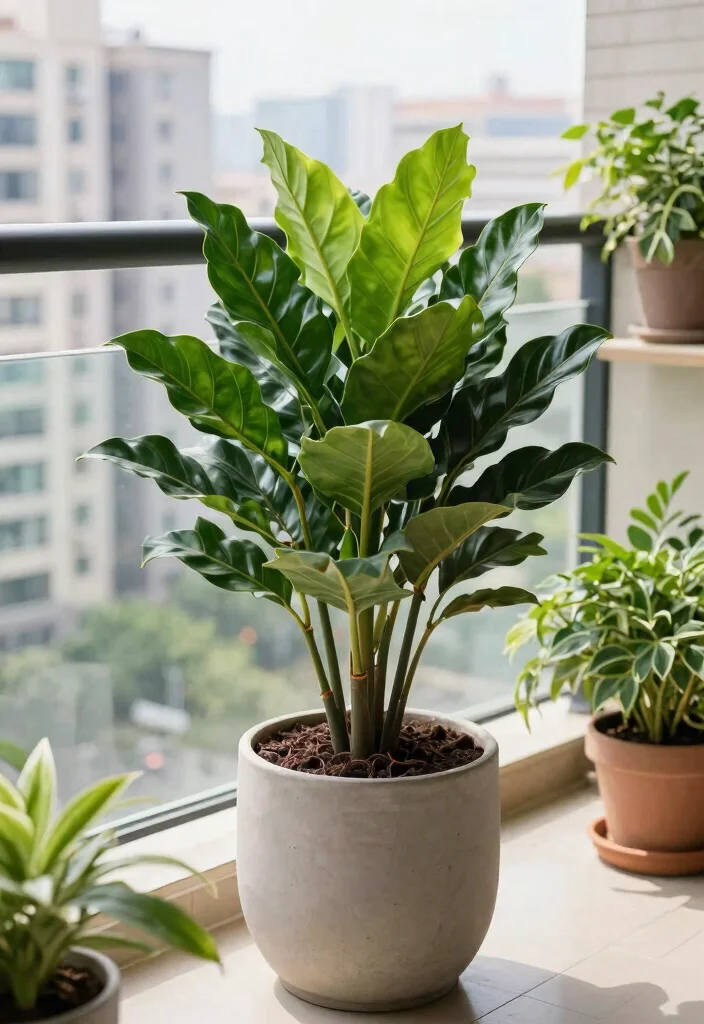 15 Balcony Plants Ideas That Thrive in Small Spaces and Low Light - 6. ZZ Plant – The Indestructible 1