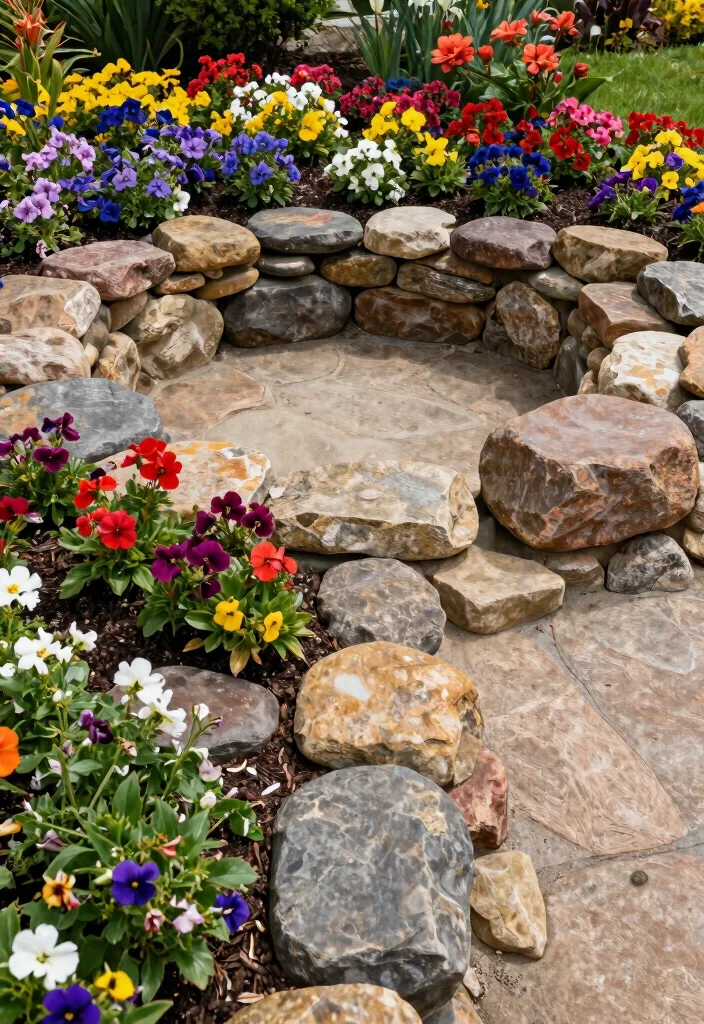 15 Front Yard Decor Ideas That Boost Curb Appeal Without a Full Makeover - 11. Using Natural Stones 1